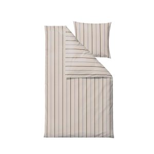 SÖDAHL Stripe sengetøj 140x200 cm beige