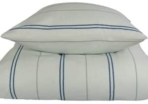 Flonel sengetøj - 200x220 cm - Stribet sengetøj - 100% Bomuldflonel - Matheo - Nordstrand Home sengesæt